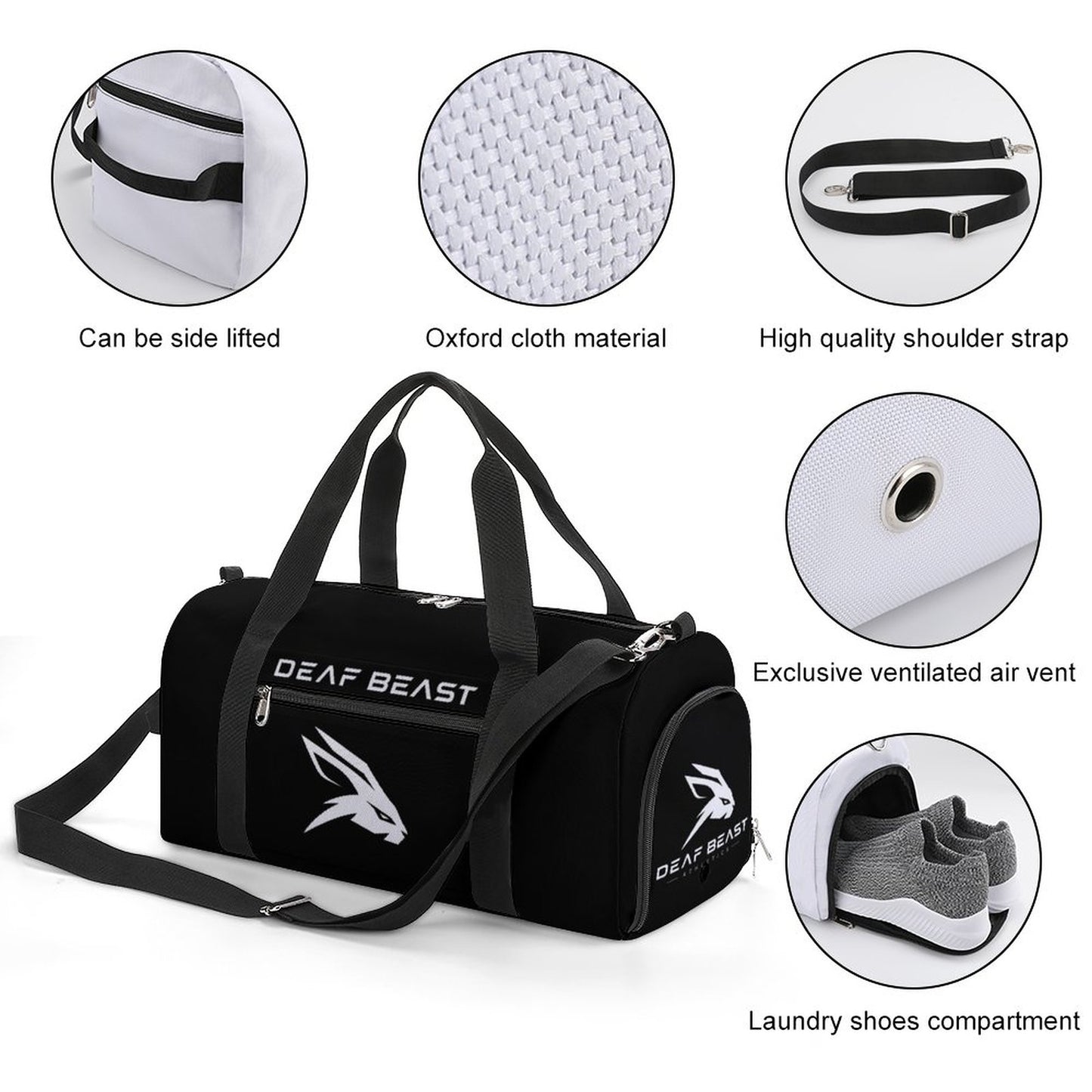 DEAF BEAST Training Duffel Bag