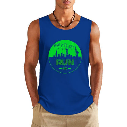 (Lime) ASL RUN NYC Unisex Active Lifestyle Tank