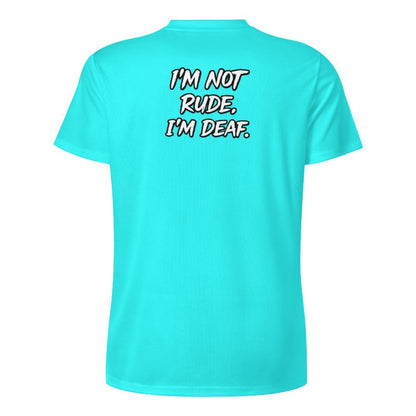 ASL Run NYC Unisex Ice Silk Cooling Performance T-Shirt - Caribbean Blue