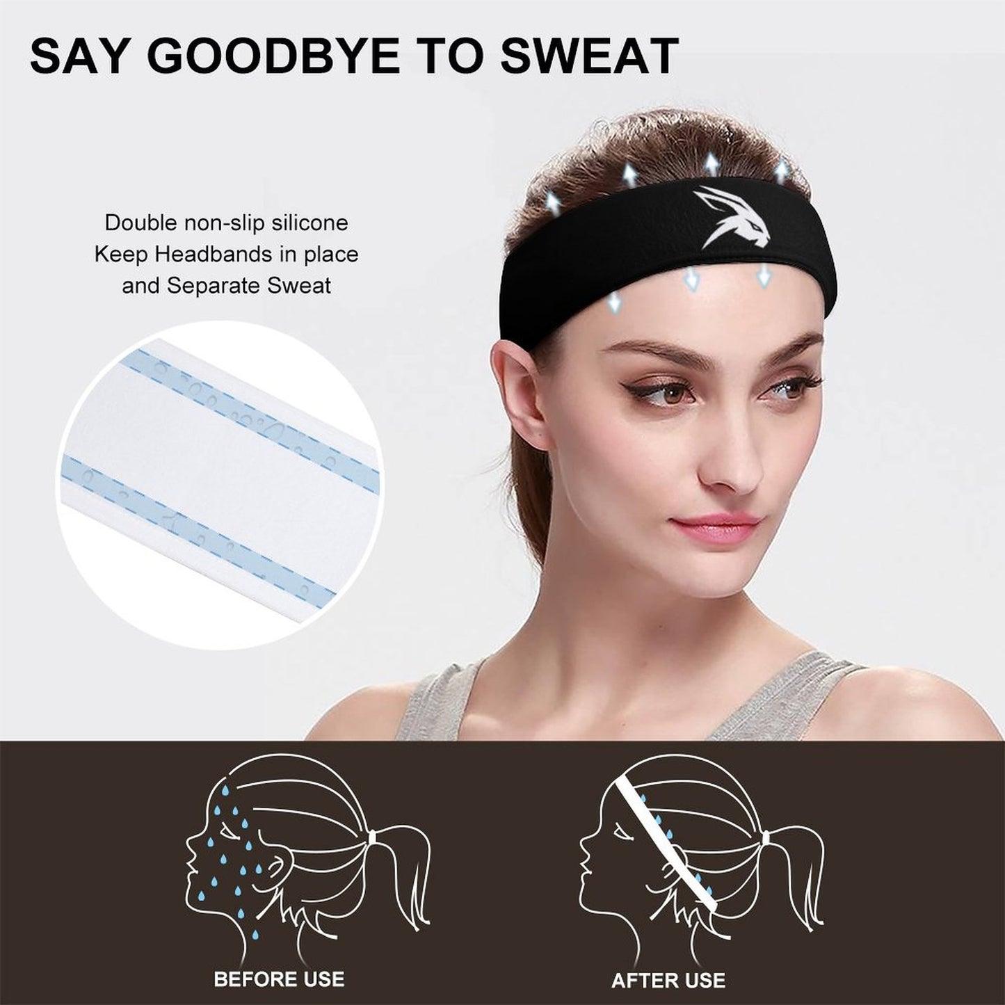 DEAF BEAST Performance Sweatproof Headband