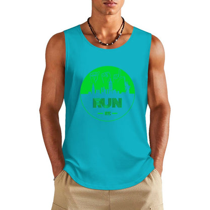 (Lime) ASL RUN NYC Unisex Active Lifestyle Tank