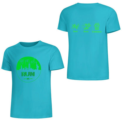 (Lime) ASL RUN NYC Performance Unisex T-Shirt