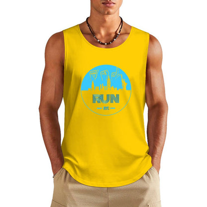 (Baby Blue) ASL RUN NYC Unisex Active Lifestyle Tank