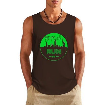 (Lime) ASL RUN NYC Unisex Active Lifestyle Tank