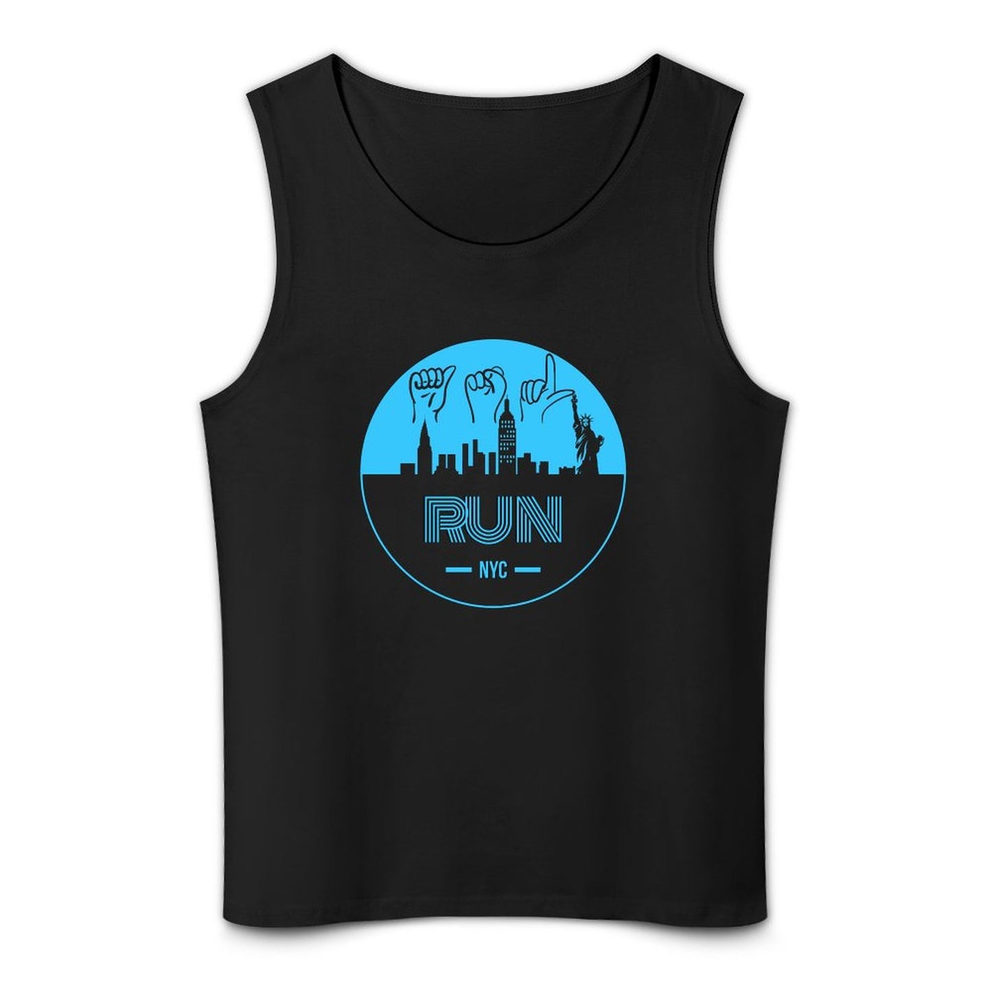 (Baby Blue) ASL RUN NYC Unisex Active Lifestyle Tank
