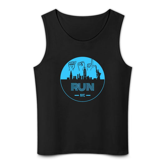 (Baby Blue) ASL RUN NYC Unisex Active Lifestyle Tank