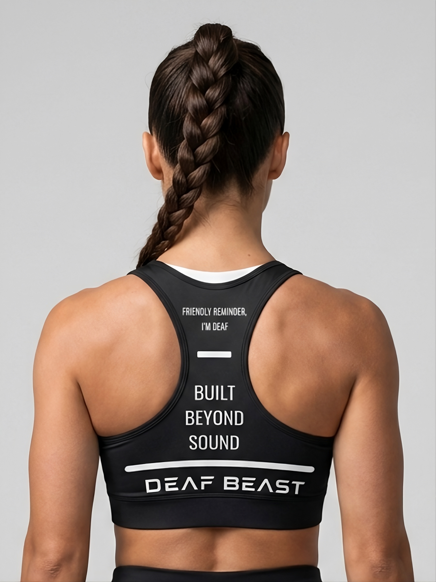 DEAF BEAST Sculpt Crop Tank