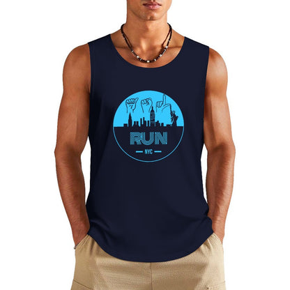 (Baby Blue) ASL RUN NYC Unisex Active Lifestyle Tank