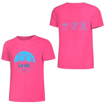(Baby Blue) ASL RUN NYC Performance Unisex T-Shirt