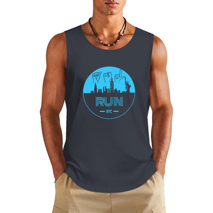 (Baby Blue) ASL RUN NYC Unisex Active Lifestyle Tank