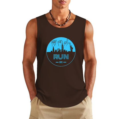 (Baby Blue) ASL RUN NYC Unisex Active Lifestyle Tank