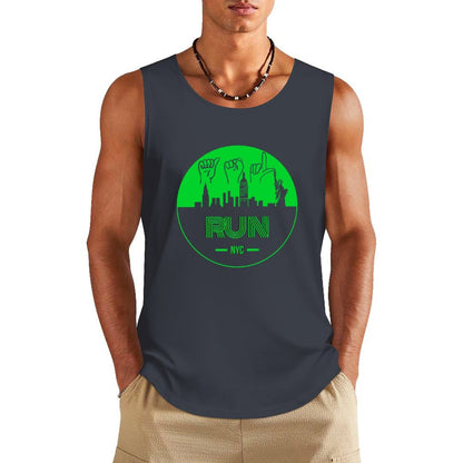 (Lime) ASL RUN NYC Unisex Active Lifestyle Tank