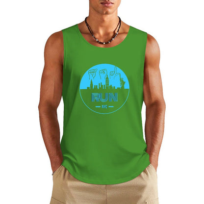 (Baby Blue) ASL RUN NYC Unisex Active Lifestyle Tank