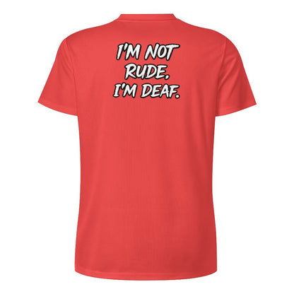 ASL Run NYC Unisex Ice Silk Cooling Performance T-Shirt - Coral Red