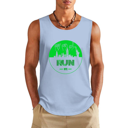 (Lime) ASL RUN NYC Unisex Active Lifestyle Tank