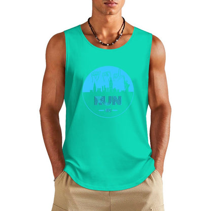 (Baby Blue) ASL RUN NYC Unisex Active Lifestyle Tank