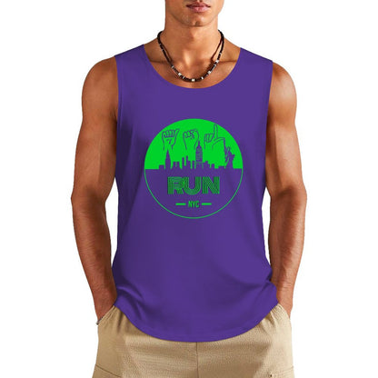 (Lime) ASL RUN NYC Unisex Active Lifestyle Tank