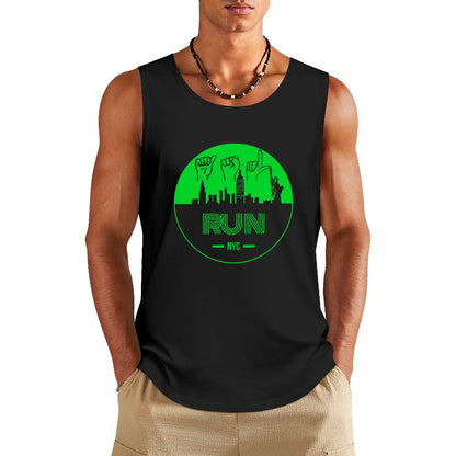(Lime) ASL RUN NYC Unisex Active Lifestyle Tank