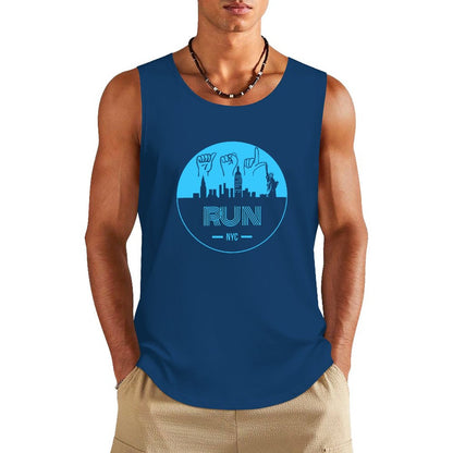 (Baby Blue) ASL RUN NYC Unisex Active Lifestyle Tank