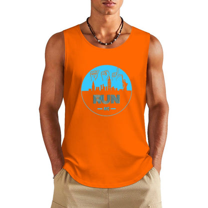 (Baby Blue) ASL RUN NYC Unisex Active Lifestyle Tank