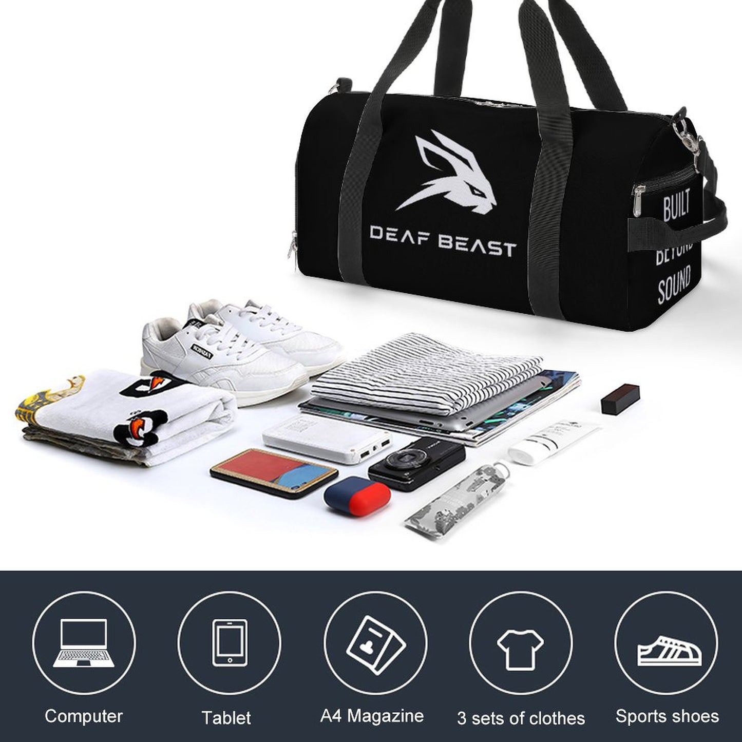 DEAF BEAST Training Duffel Bag