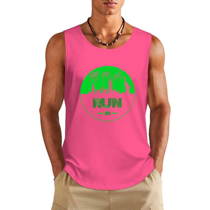 (Lime) ASL RUN NYC Unisex Active Lifestyle Tank