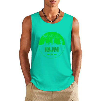 (Lime) ASL RUN NYC Unisex Active Lifestyle Tank