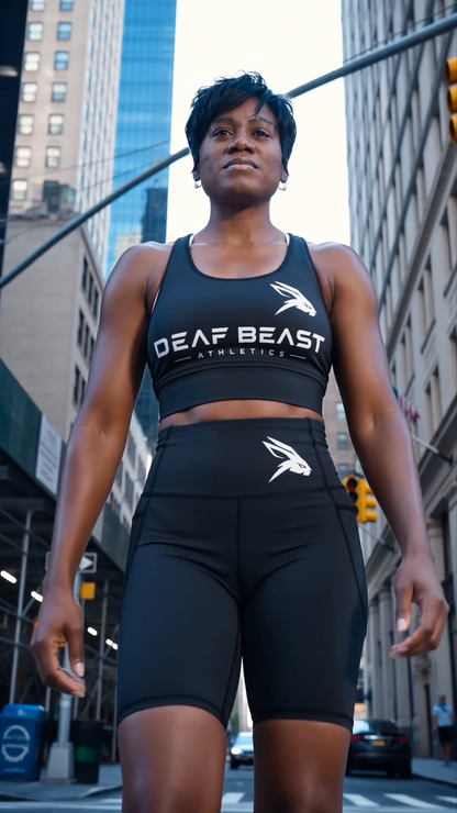 DEAF BEAST Sculpt Crop Tank