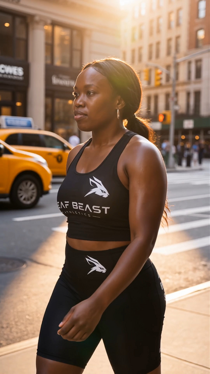 DEAF BEAST Sculpt Crop Tank