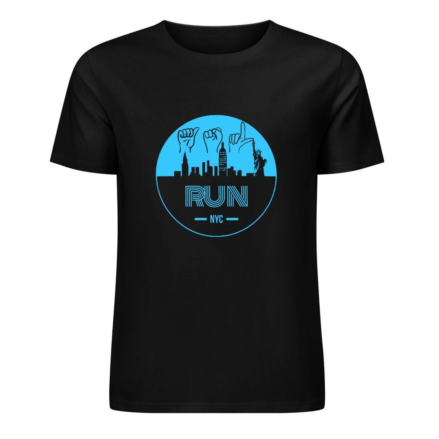 (Baby Blue) ASL RUN NYC Performance Unisex T-Shirt
