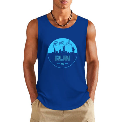 (Baby Blue) ASL RUN NYC Unisex Active Lifestyle Tank