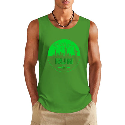 (Lime) ASL RUN NYC Unisex Active Lifestyle Tank