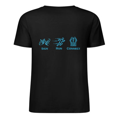 (Baby Blue) ASL RUN NYC Performance Unisex T-Shirt