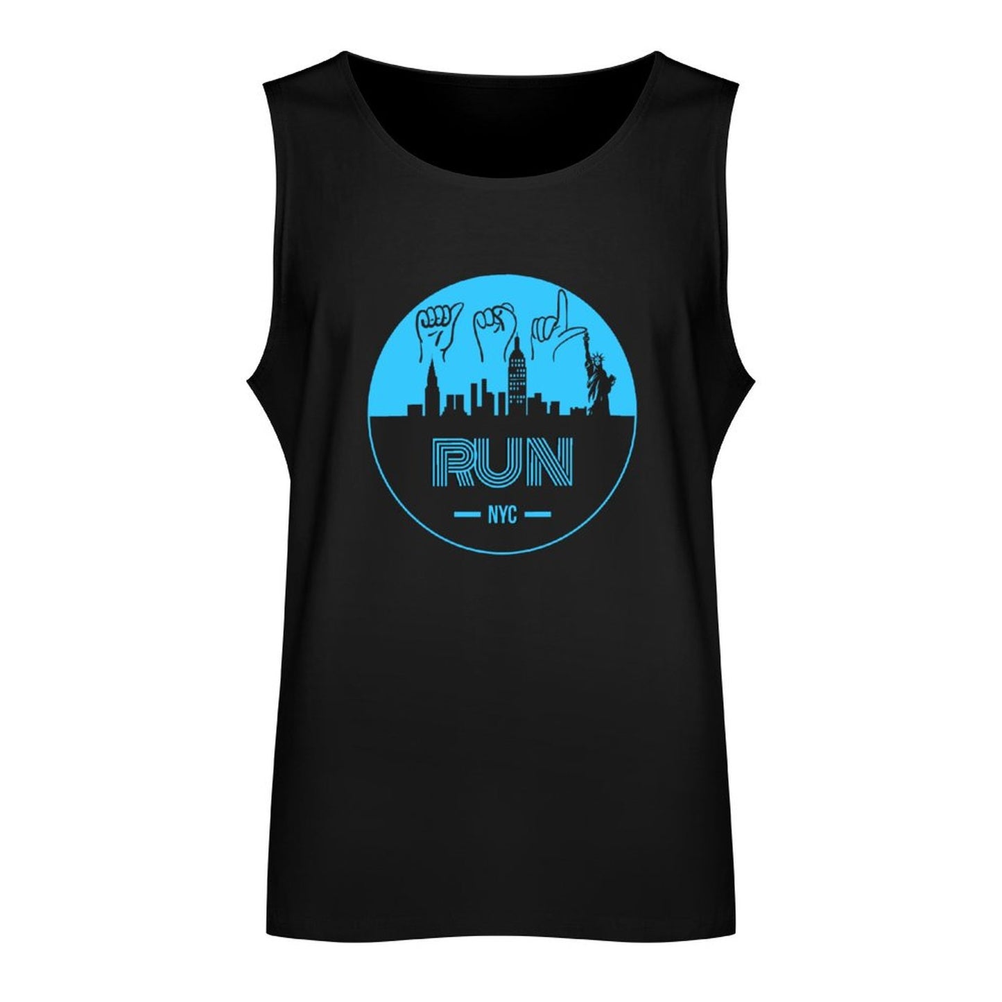 (Baby Blue) ASL RUN NYC Unisex Active Lifestyle Tank