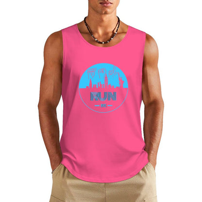 (Baby Blue) ASL RUN NYC Unisex Active Lifestyle Tank