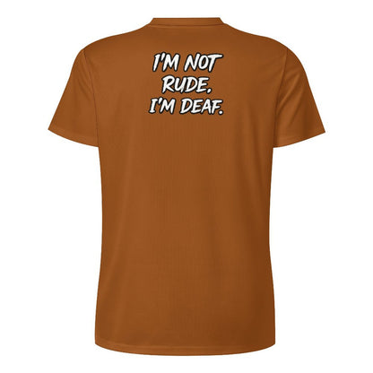 ASL Run NYC Unisex Ice Silk Cooling Performance T-Shirt - Rust Brown