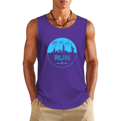 (Baby Blue) ASL RUN NYC Unisex Active Lifestyle Tank