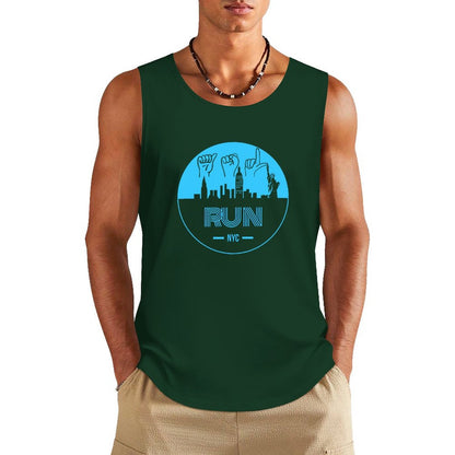 (Baby Blue) ASL RUN NYC Unisex Active Lifestyle Tank