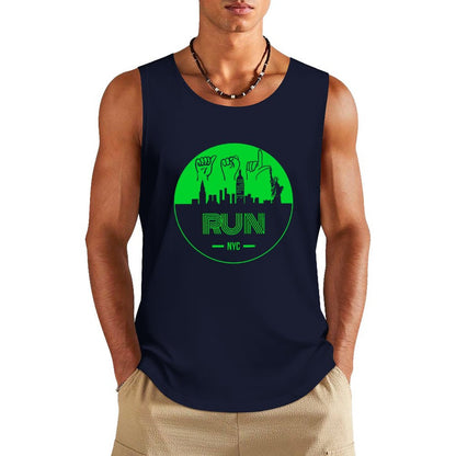 (Lime) ASL RUN NYC Unisex Active Lifestyle Tank