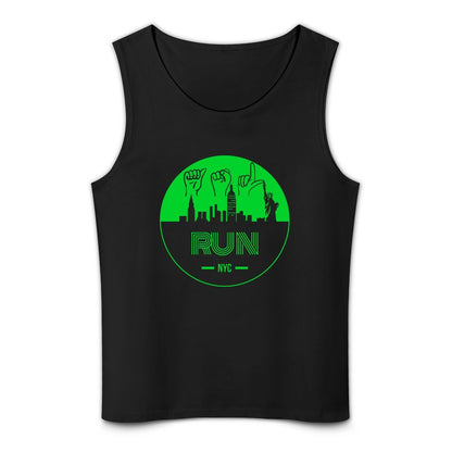 (Lime) ASL RUN NYC Unisex Active Lifestyle Tank