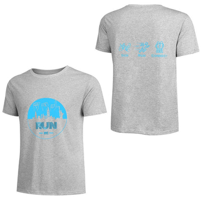 (Baby Blue) ASL RUN NYC Performance Unisex T-Shirt