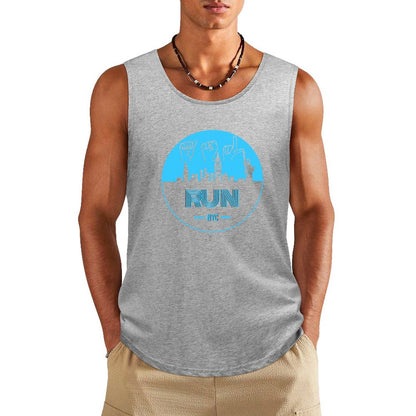 (Baby Blue) ASL RUN NYC Unisex Active Lifestyle Tank